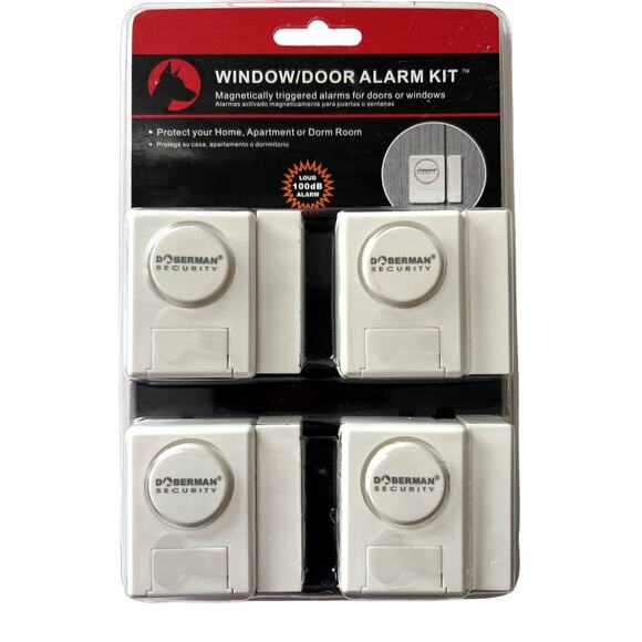 Doberman Security Door Window Alarm Kit New Factory Sealed 100dB - Picture 1 of 2